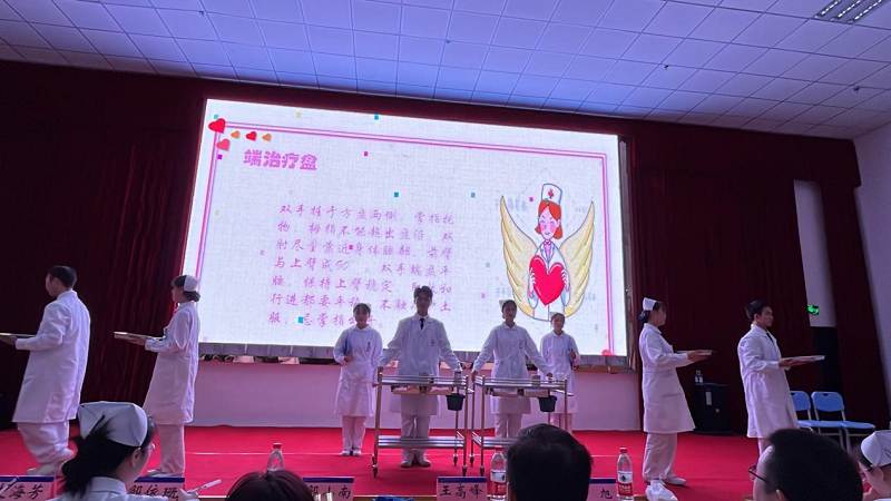 礼展内涵·仪韵风采——护理学院成功举办beat365在线唯一官网第二届护理礼仪大赛决赛暨闭幕式(图8)