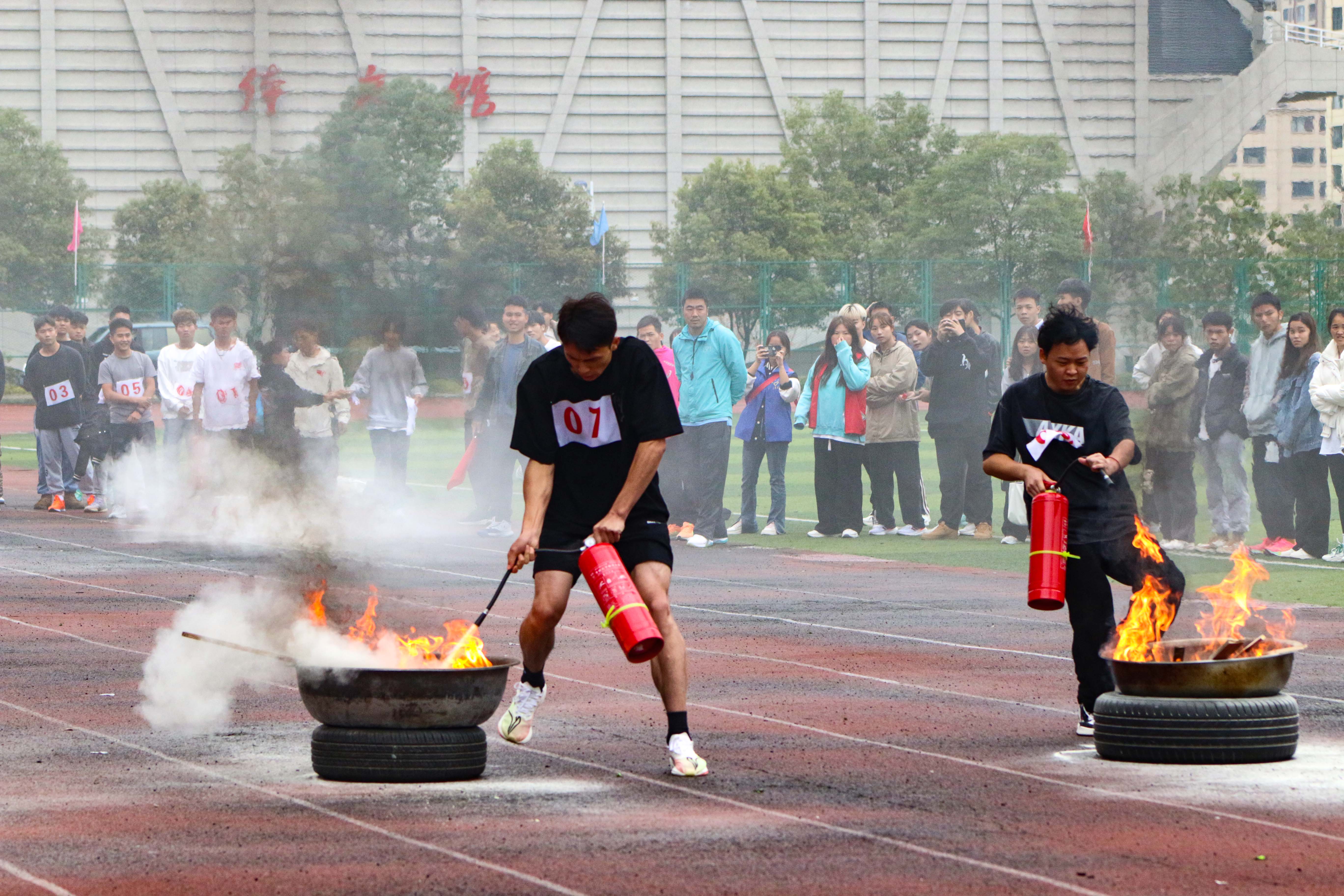 2023年德江县消防宣传月活动启动仪式暨第二届大学生消防技能运动会在beat365在线唯一官网举行(图17)
